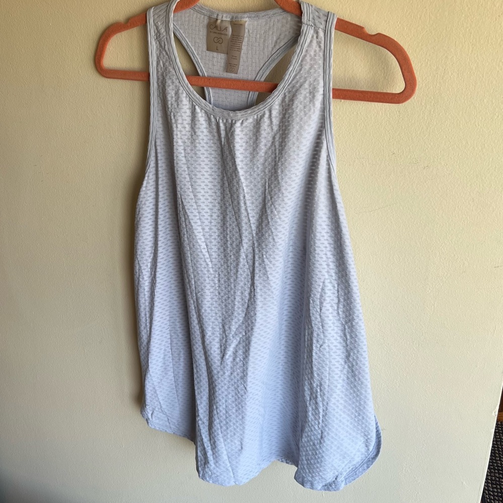 Calia by Carrie Underwood Light Blue Sleeveless workout top